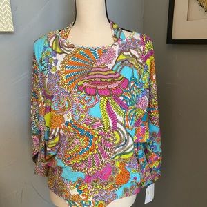 TRINA Turk Swim & Spa Collection. Shirt NWT Small